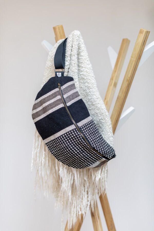 Grand Sac Banane noir et blanc