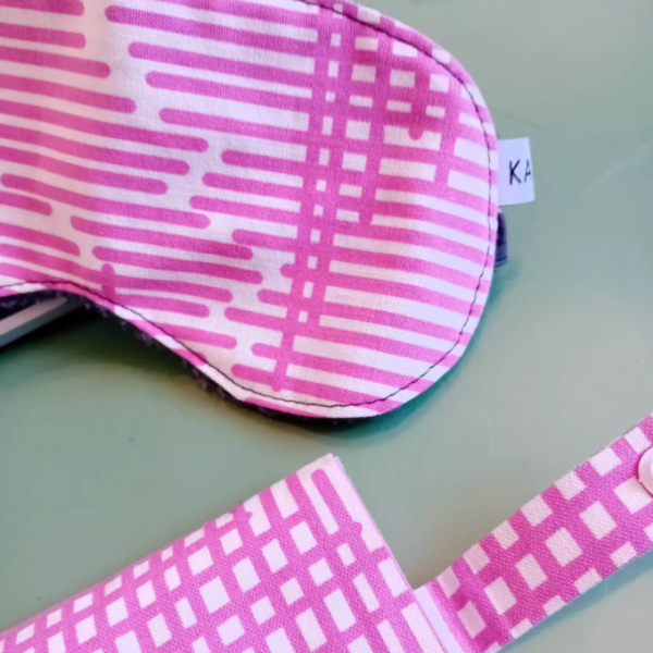 masque sommeil rose