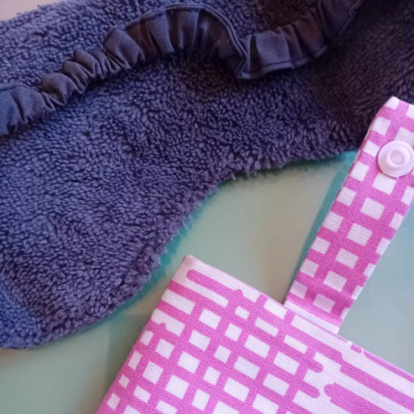 masque sommeil rose